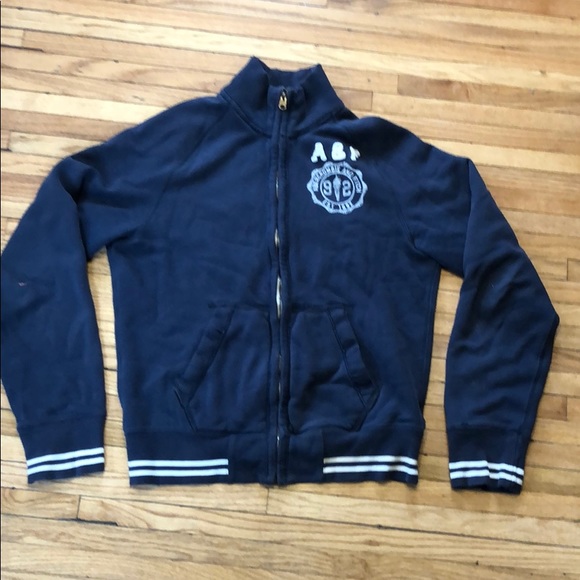 Abercrombie & Fitch Zip Up Sweater Men’s Large - Picture 4 of 8